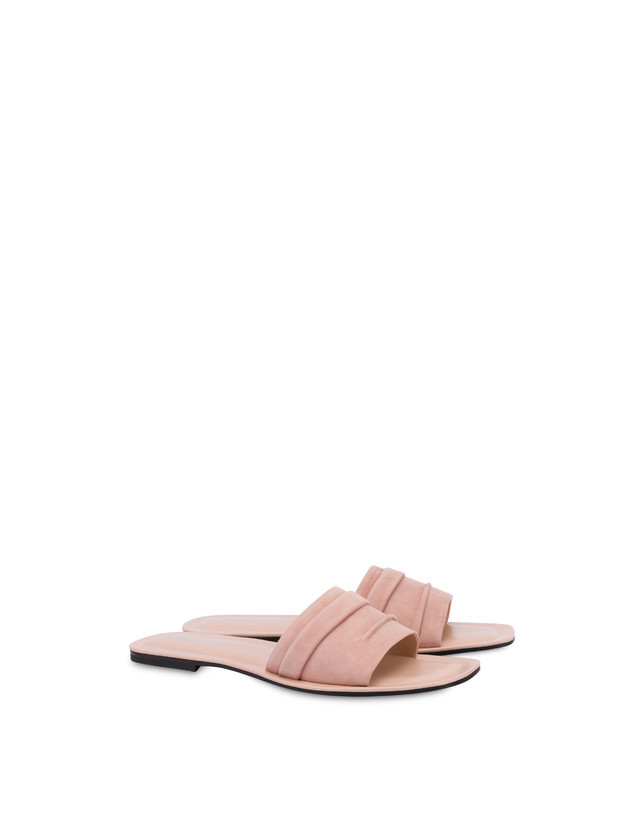 Ciabatta flat in camoscio Wave Photo 2