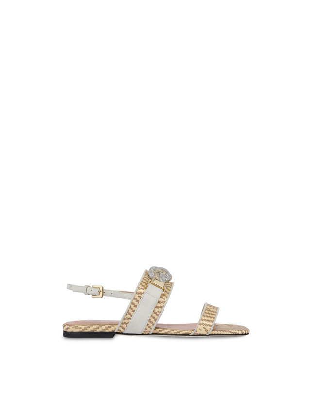 Marina woven fabric sandals Photo 1