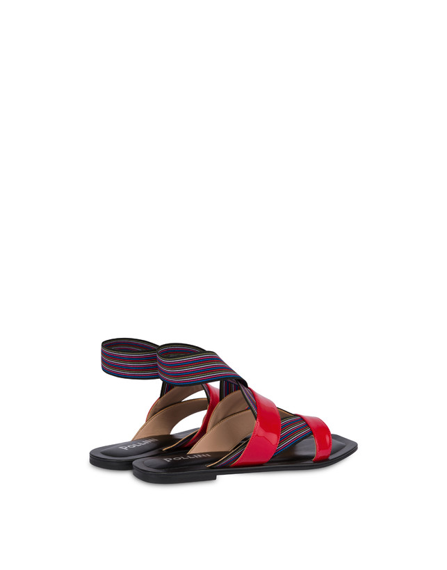 Colorful Band flat sandals with elastics Photo 3