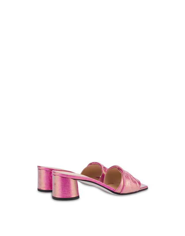 Soft Spring iridescent nappa leather mules Photo 3