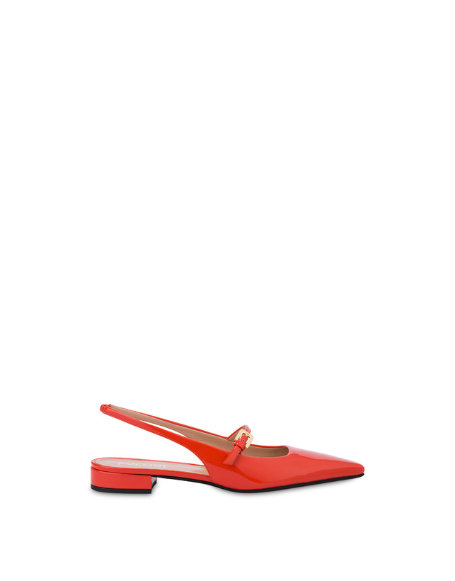 Cote d'Azure slingback ballerina flats in patent leather Photo 1
