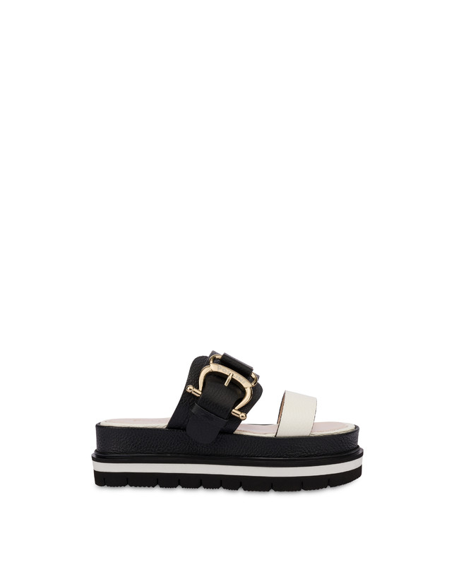 Sandali flatform in vitello Essence Photo 1