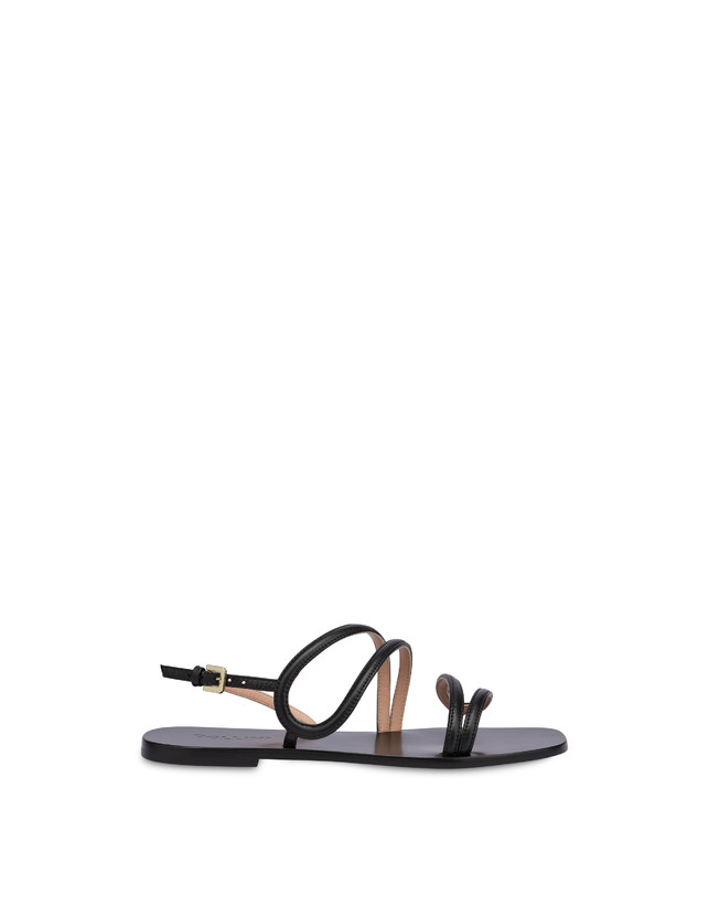 Sandali flat in vitello Drops Photo 1