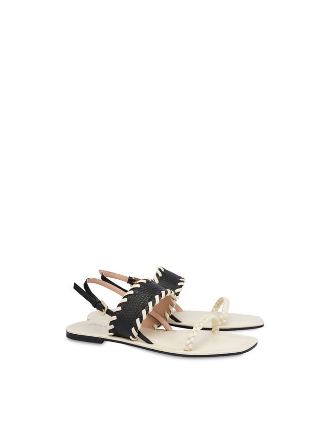 Sandali flat in vitello Italian Savoir Fair Photo 2