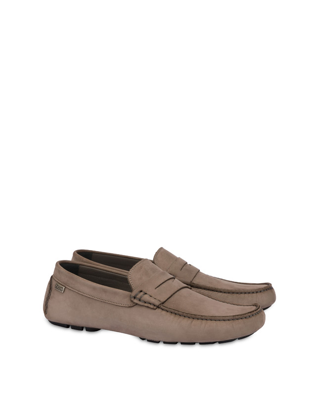 Mocassini in nabuk Driver Shoes Photo 2