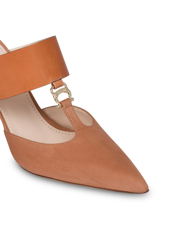 Embrace calfskin and nubuck mules Photo 4