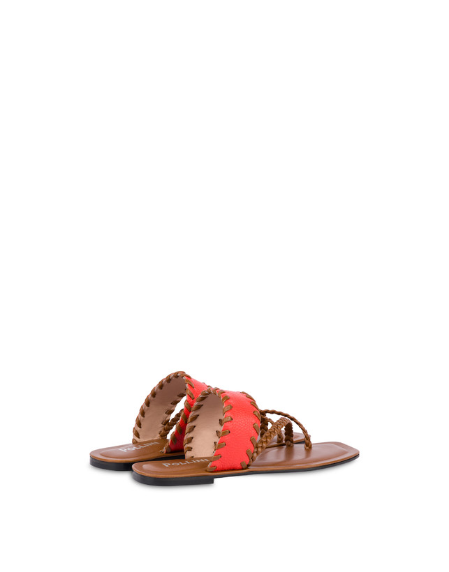 Italian Savoir Faire thong sandals in calfskin Photo 3
