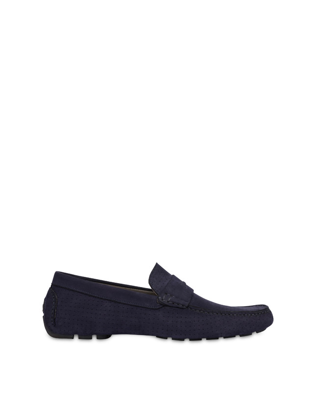 Mocassini in nabuk traforato Driver Shoes Photo 1