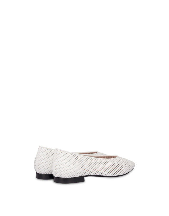 Naxos perforated calfskin ballerina flats Photo 3