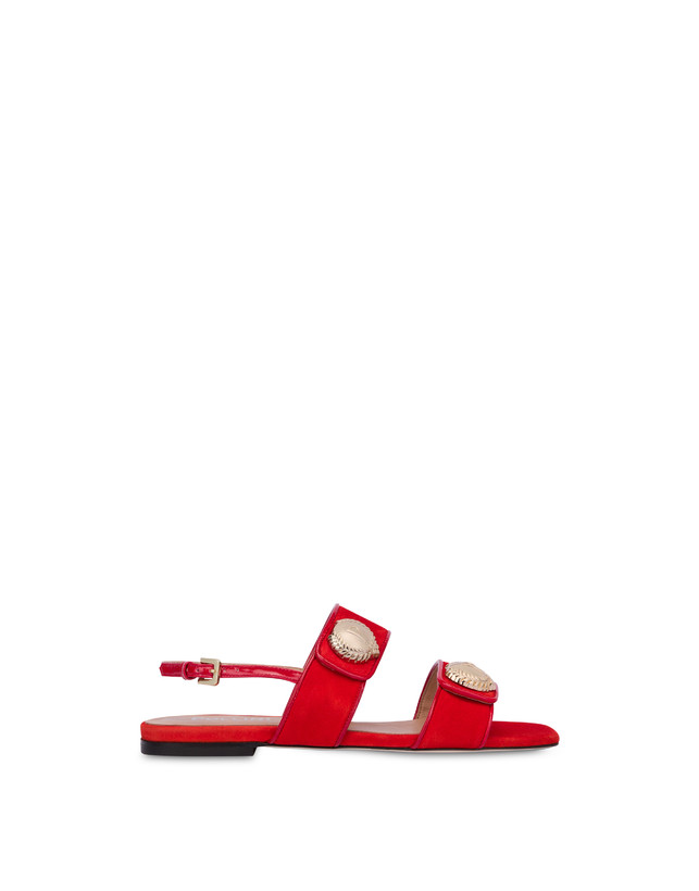 Queen flat suede sandals Photo 1