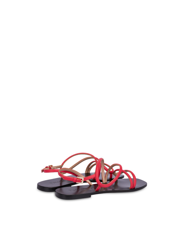 Drops flat sandals in calfskin Photo 3