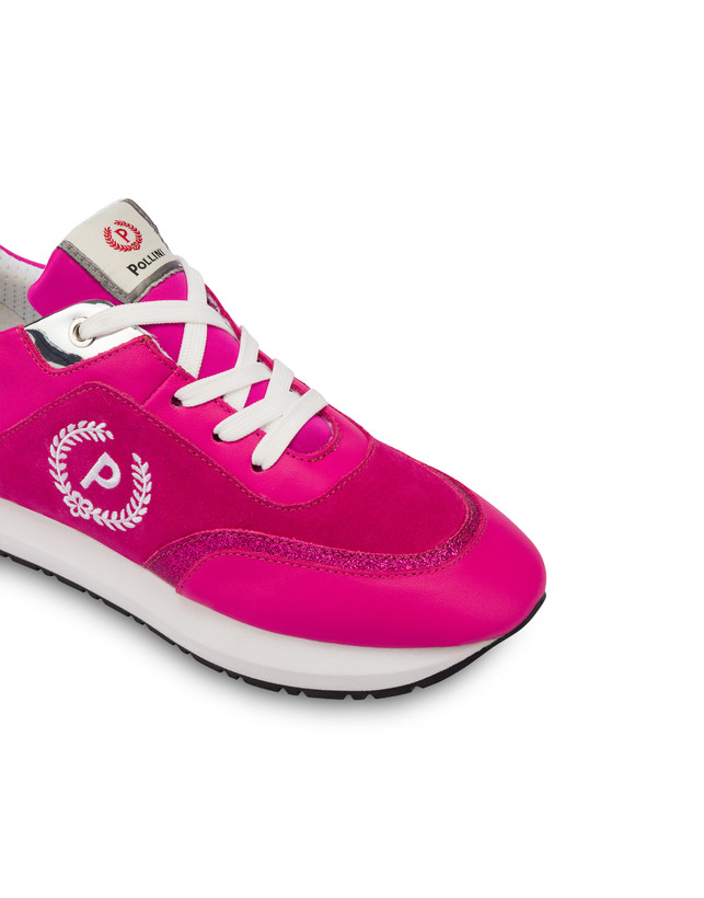 Speed split leather and calfskin sneakers Photo 4