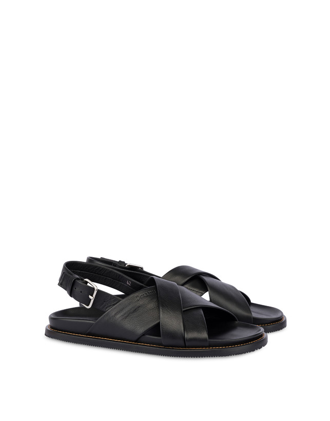 Sandali incrociati in nappa Natural Feeling Photo 2