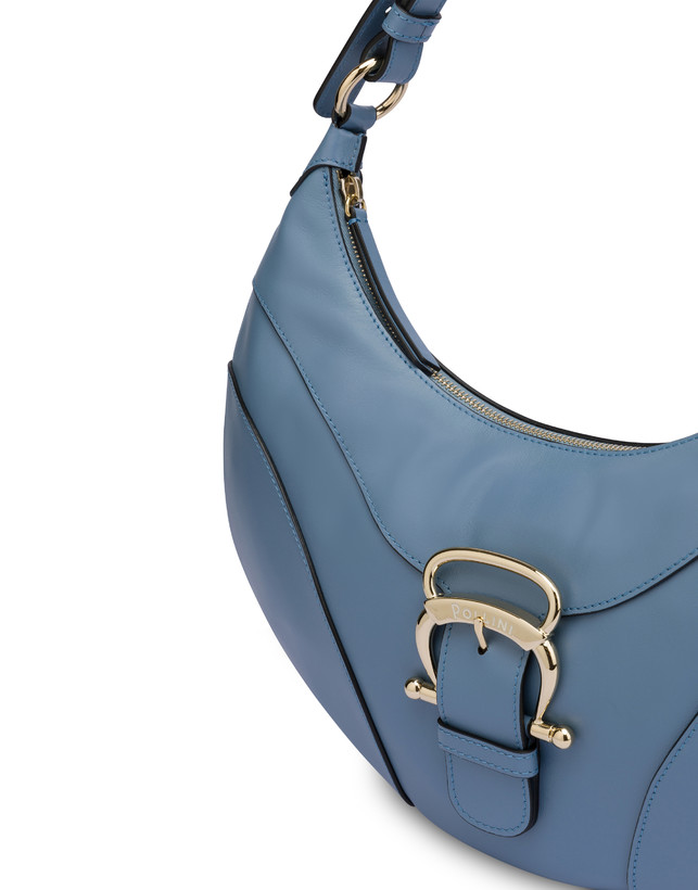 Borsa a spalla in vitello Cabiria Buckle Photo 5