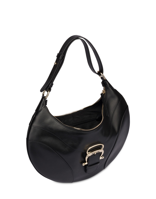 Borsa a spalla in vitello Cabiria Buckle Photo 4