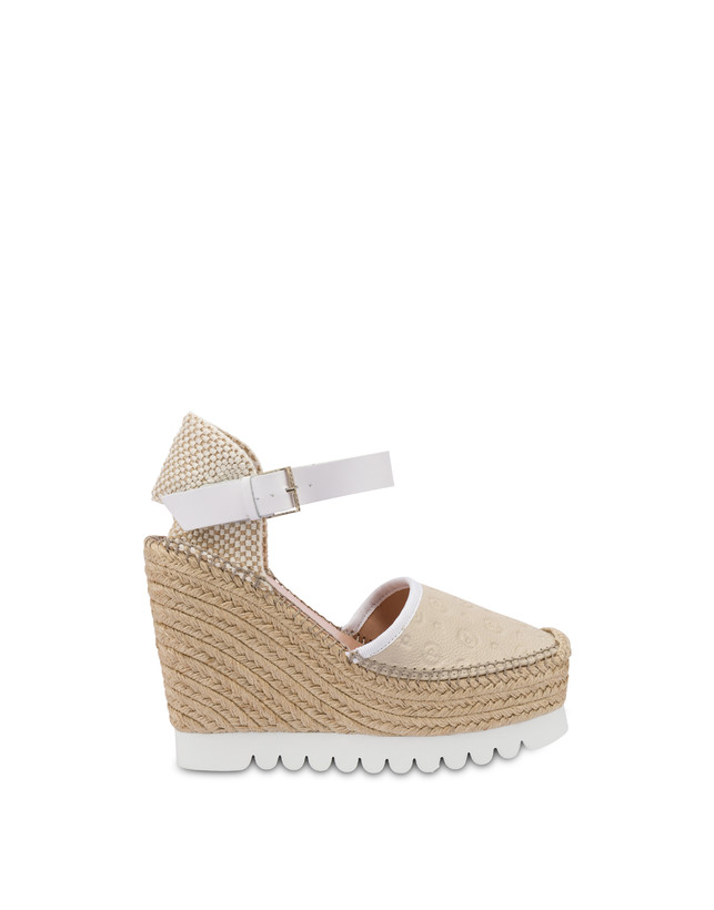 Sandali con zeppa espadrillas Heritage Logo Embossed Photo 1