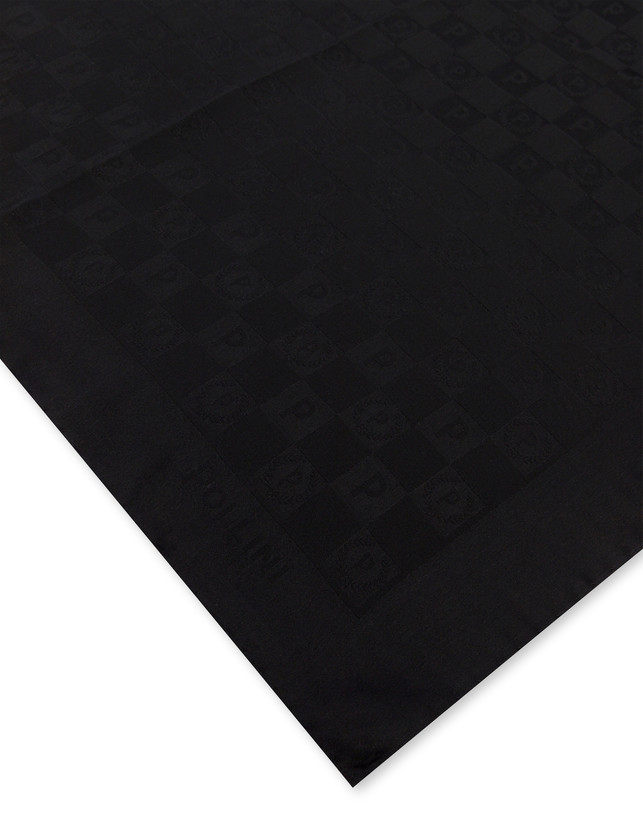 Sciarpa in seta Jacquard Logo Photo 3