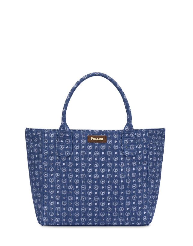 Borsa tote Heritage Denim Jacquard Photo 1