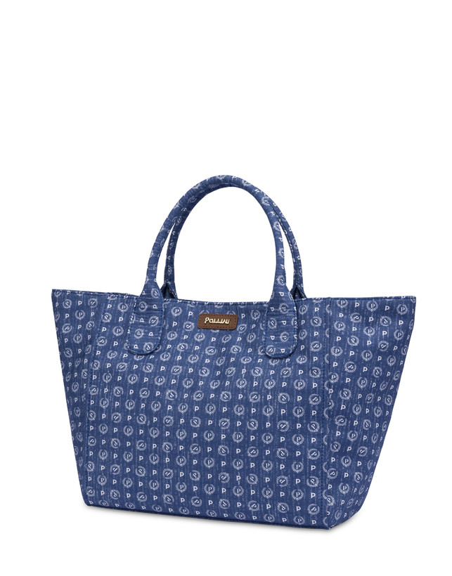 Borsa tote Heritage Denim Jacquard Photo 2