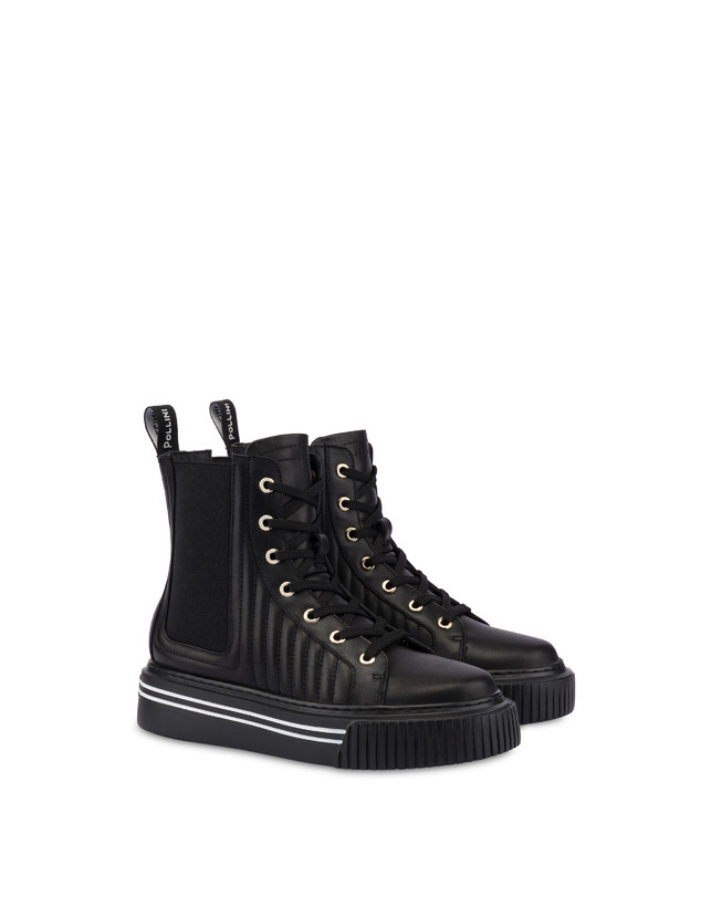 High sneakers in nappa matelassé Doona Photo 2