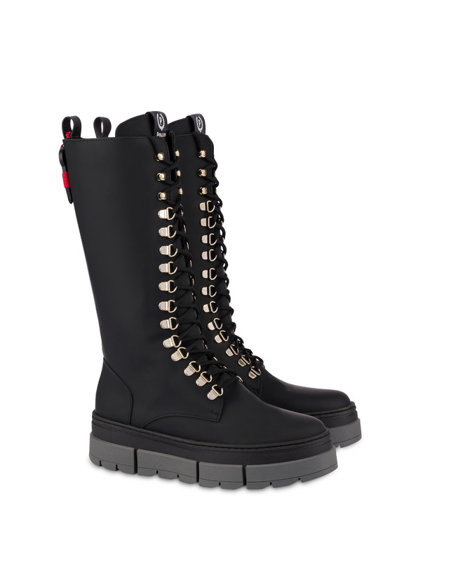 Pollini Ice Cracker crust leather boots Photo 2