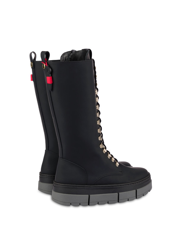 Pollini Ice Cracker crust leather boots Photo 3