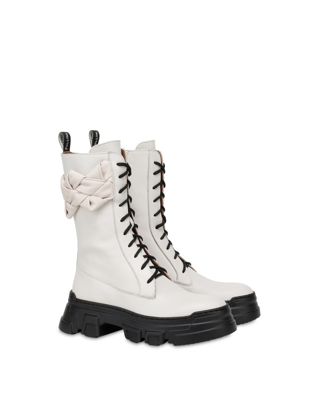 Combat Boot Origami aus Kalbsleder Photo 2
