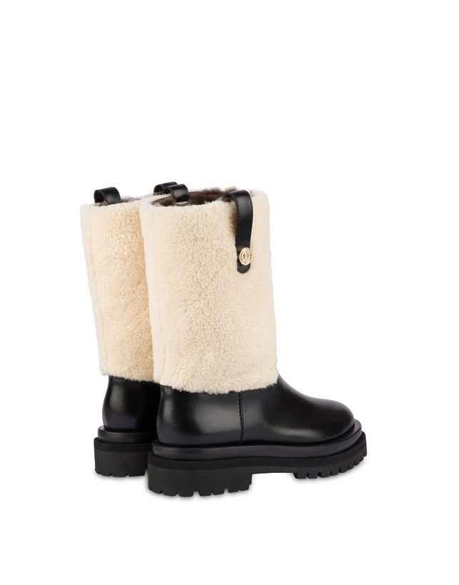 Balkan calfskin and sheepskin ankle boots Photo 3
