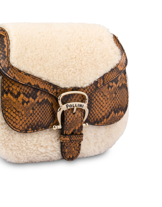 Petalo bag in calfskin and sheepskin Photo 5