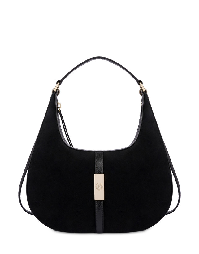 Micro hobo bag in crosta Essence Photo 1