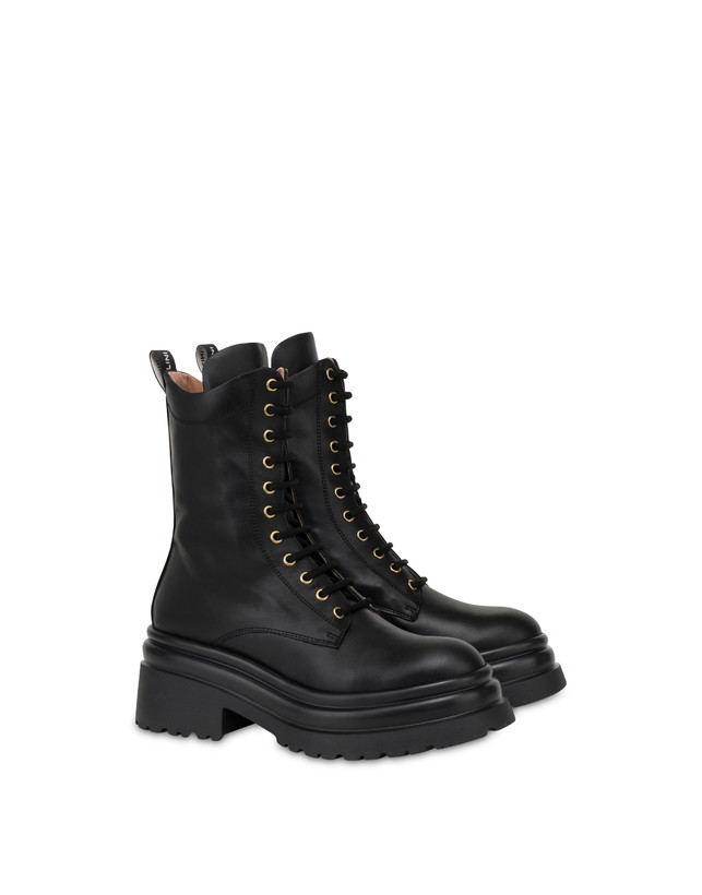 Lomdon Beat combat boot in calfskin Photo 2