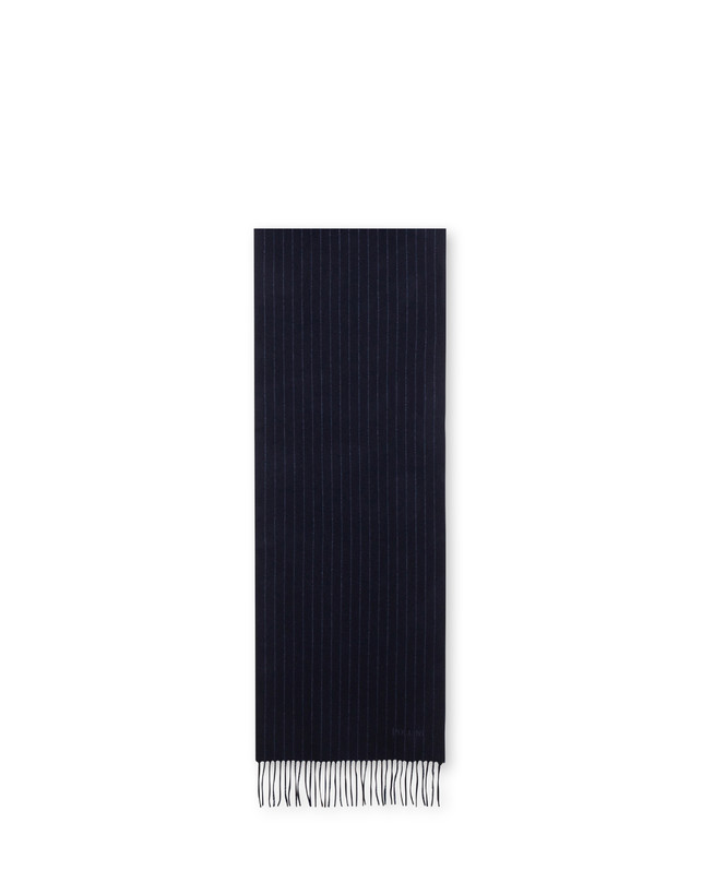 Pinstripe wool scarf Photo 1
