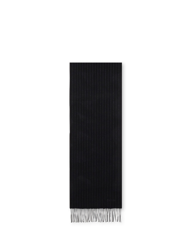 Pinstripe wool scarf Photo 1