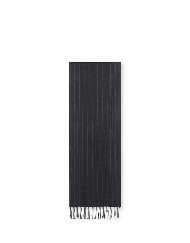 Pinstripe wool scarf Photo 1