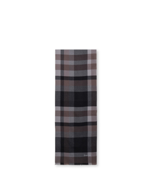 Tartan wool scarf Photo 1