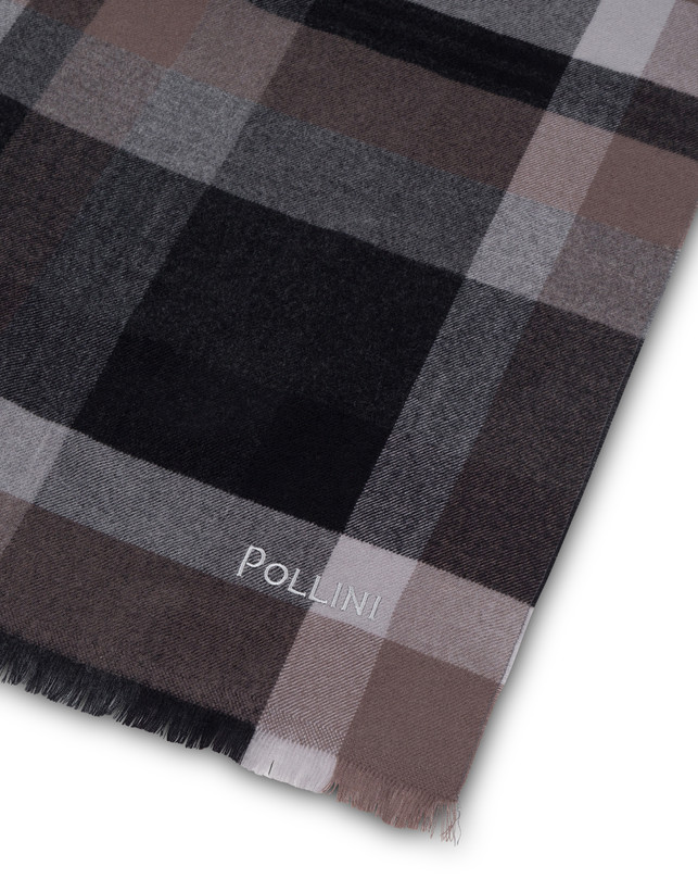 Tartan wool scarf Photo 3