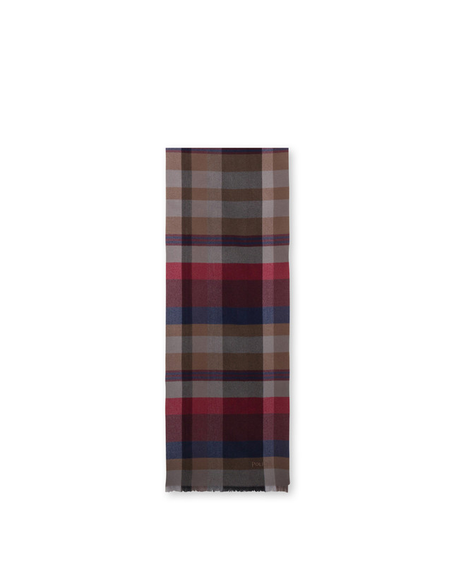 Tartan wool scarf Photo 1