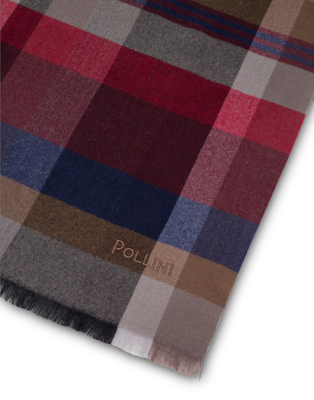 Tartan wool scarf Photo 3