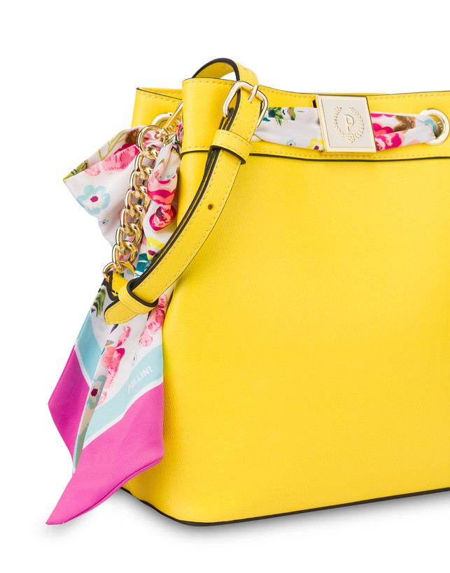 Borsa a secchiello con foulard Flower Garden Photo 5