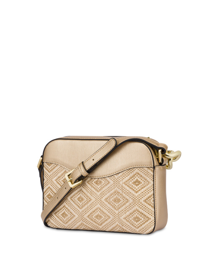 Borsa a tarcolla in rafia Chain Reaction Photo 3