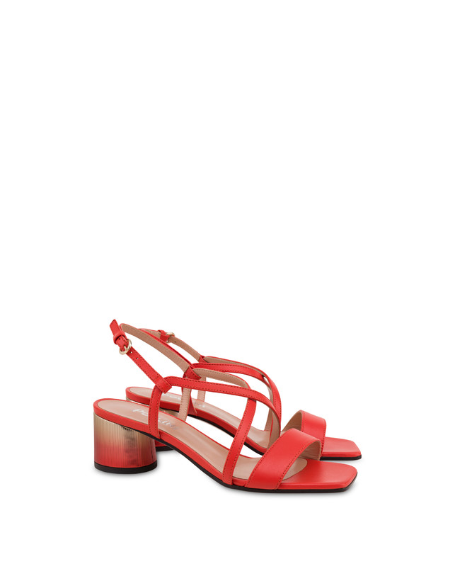 Corinto metallic heel sandals Photo 2