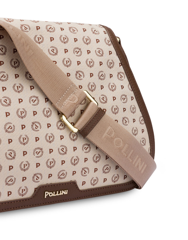 Borsa pollini sales tracolla marrone