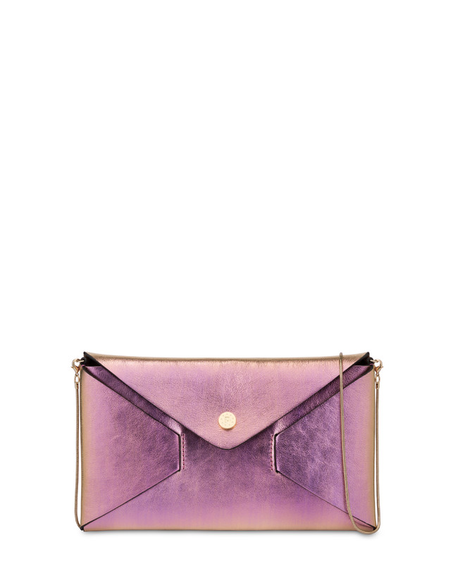 Pochette Mail in vitello laminato cangiante Photo 1