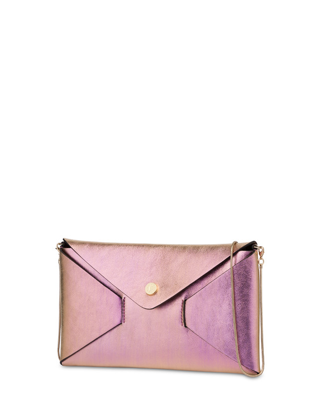 Pochette Mail in vitello laminato cangiante Photo 2