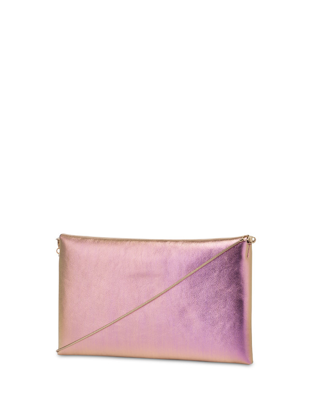 Pochette Mail in vitello laminato cangiante Photo 3
