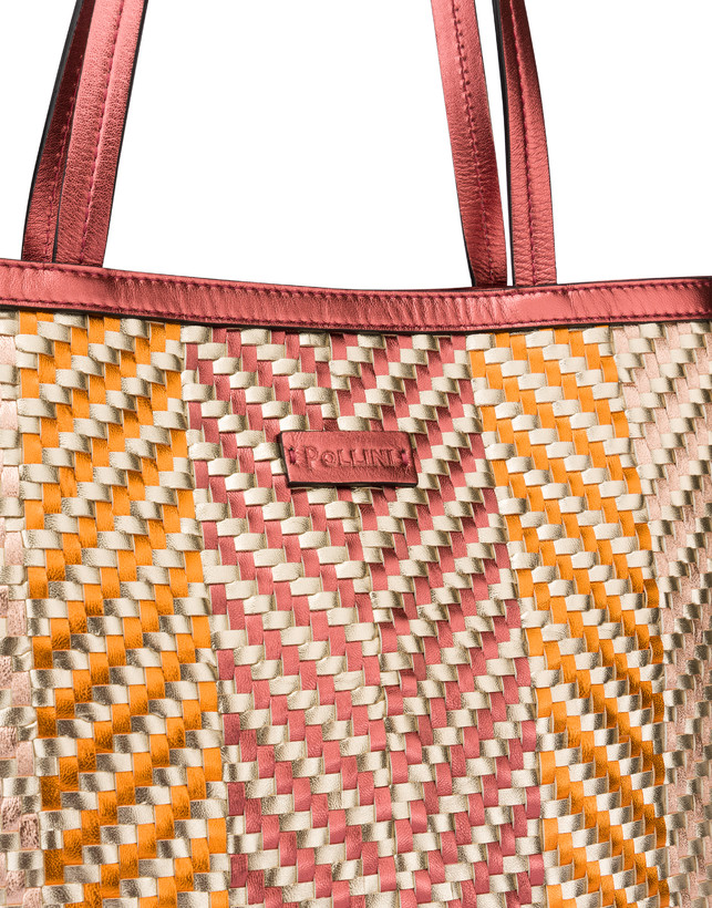 Tote bag laminata Antica Valserchio X Pollini Photo 5
