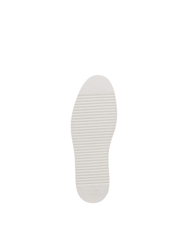 Foxing weave print calfskin derbies Photo 4