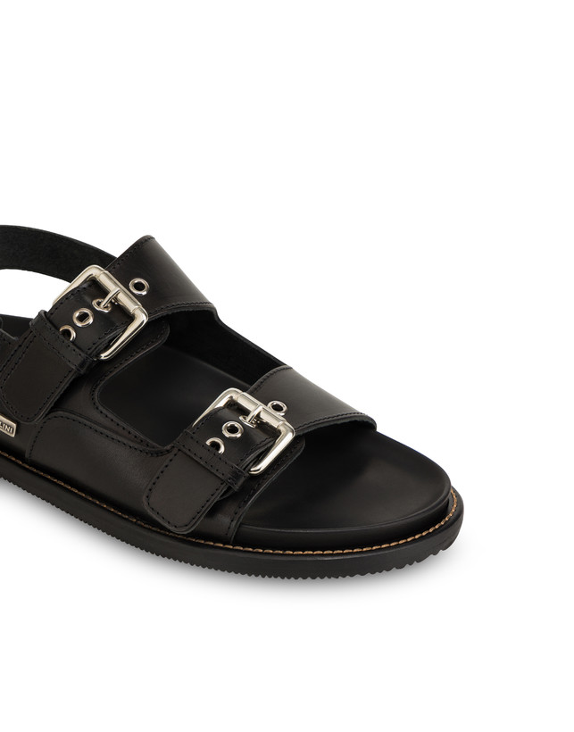 Natural Feeling cowhide sandals with straps Photo 5