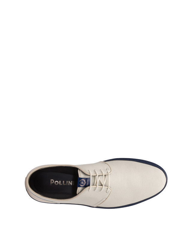Foxing canvas and calfskin derby Photo 3