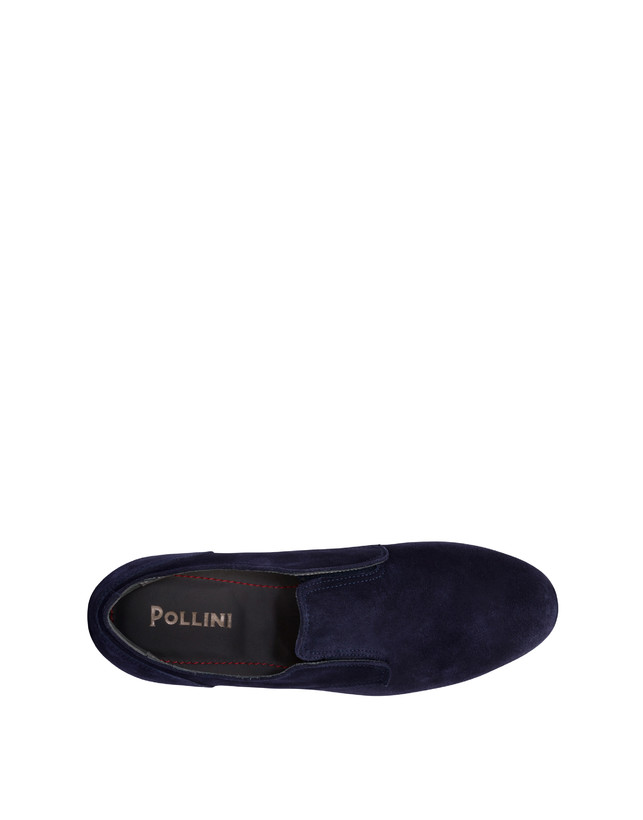 Split leather slip-on sacchetto derby Photo 3